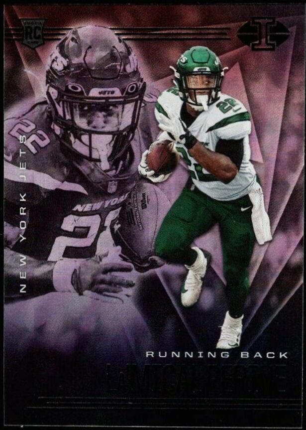 La'Mical Perine #41 Football Cards 2020 Panini Illusions