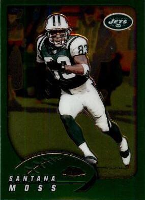 Santana Moss #21 Football Cards 2002 Topps Chrome