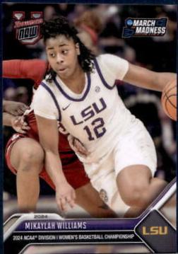 Mikaylah Williams Basketball Cards 2024 Bowman U Now NCAA March Madness