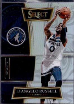 D'Angelo Russell #SS-DAR Basketball Cards 2021 Panini Select Selective Swatches