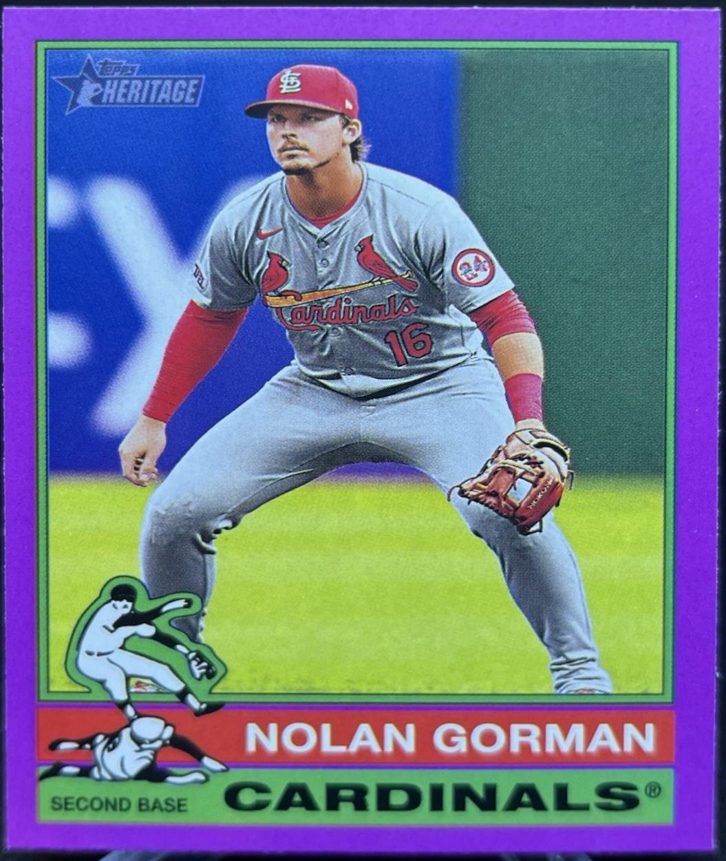Nolan Gorman [Light Purple Border] #18