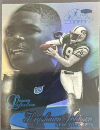 Keyshawn Johnson #17 Football Cards 1999 Flair Showcase