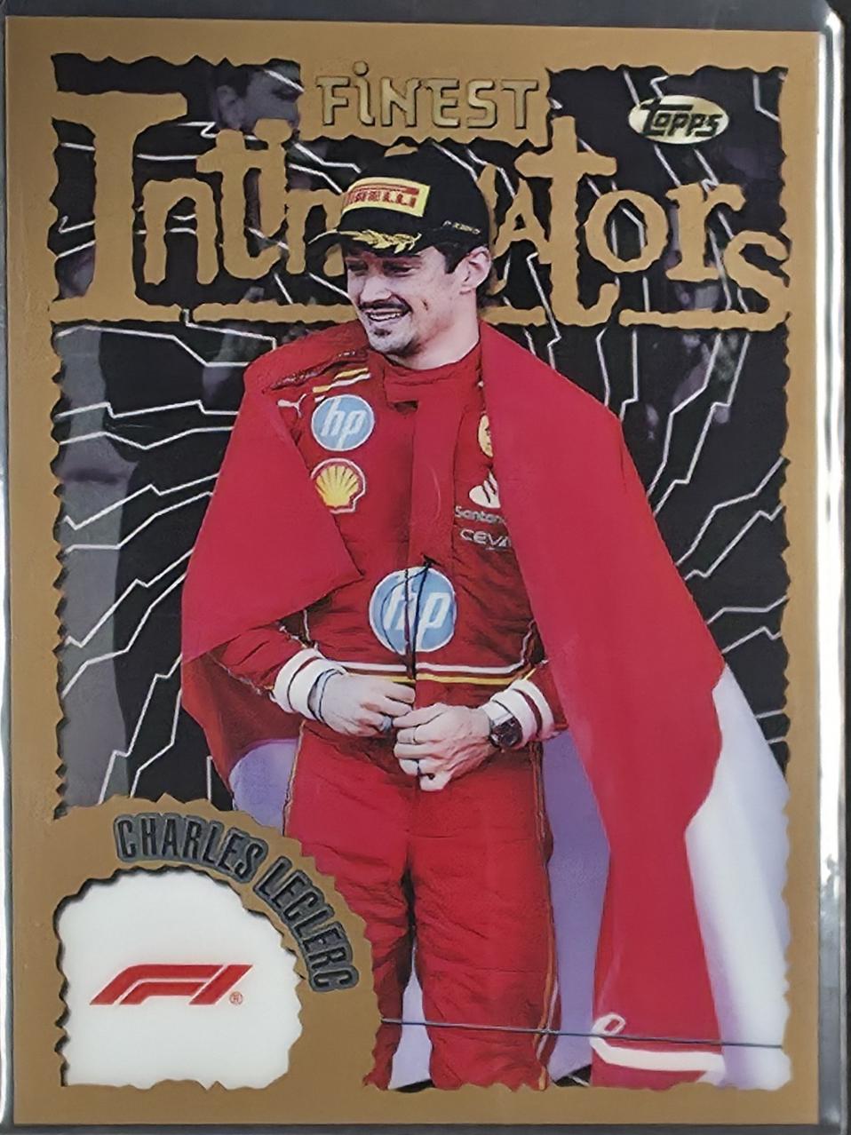 Charles Leclerc #LEC Racing Cards 2024 Topps Finest Formula 1 Intimidators