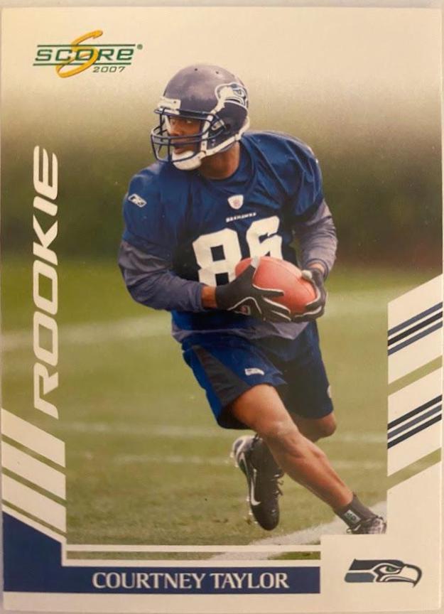 Courtney Taylor #357 Football Cards 2007 Panini Score