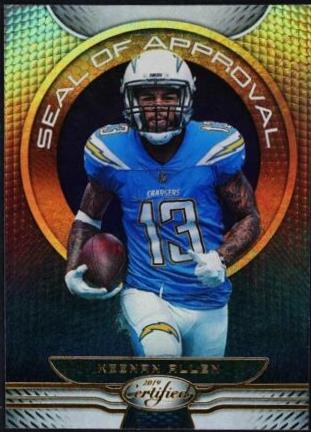 Keenan Allen #SA-KA Football Cards 2019 Panini Certified Seal of Approval