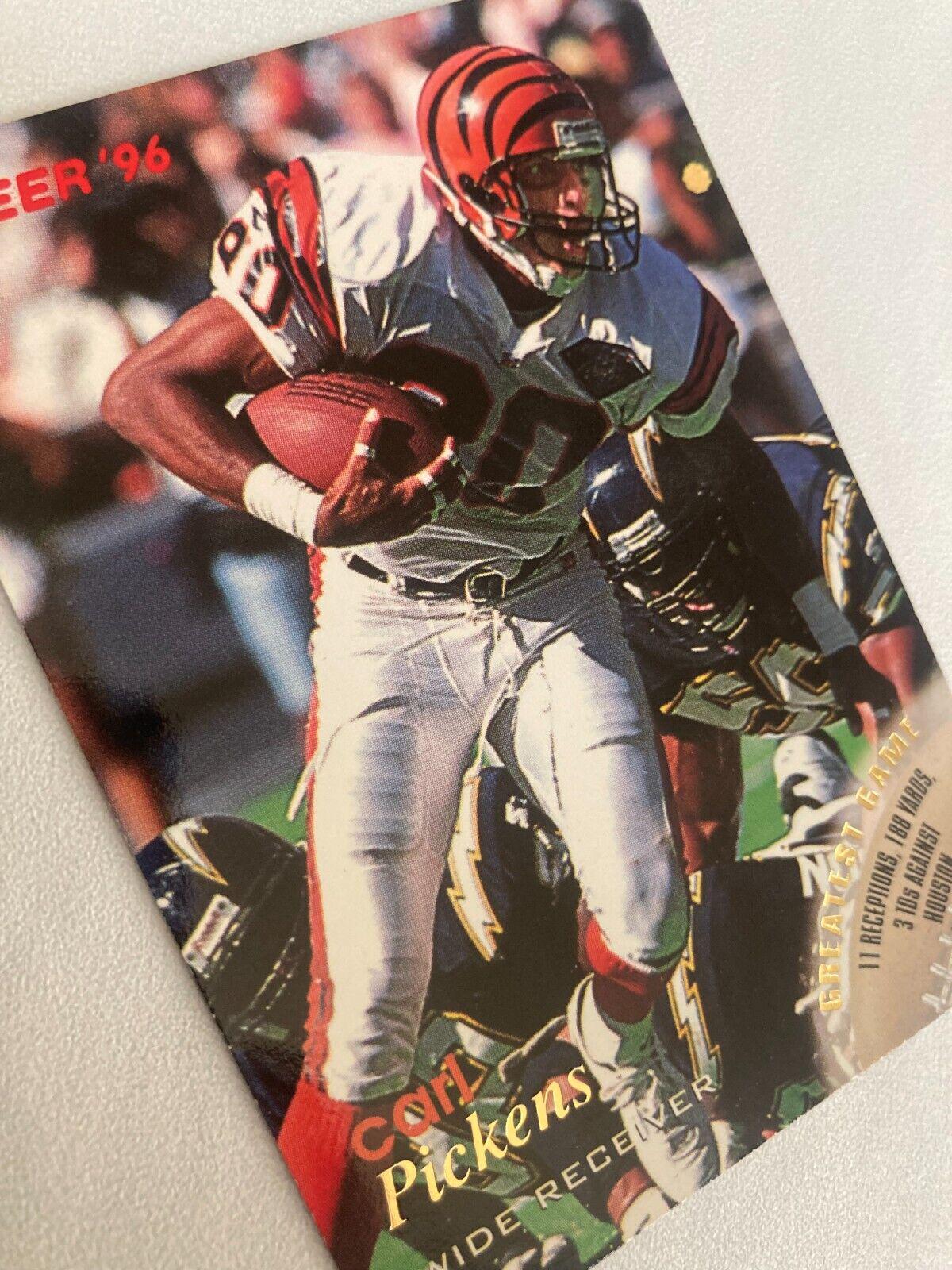 Carl Pickens #29 Football Cards 1996 Fleer