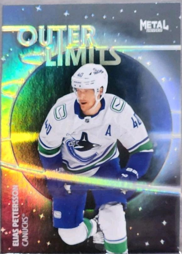 Elias Pettersson #OL-19 2025-26 SkyBox Metal Universe Hockey Outer Limits