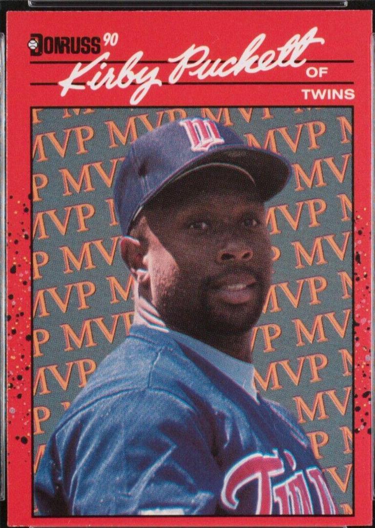 Kirby Puckett #BC-8 Baseball Cards 1990 Donruss Aqueous Test