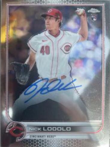 Nick Lodolo #RA-NL Baseball Cards 2022 Topps Chrome Rookie Autographs