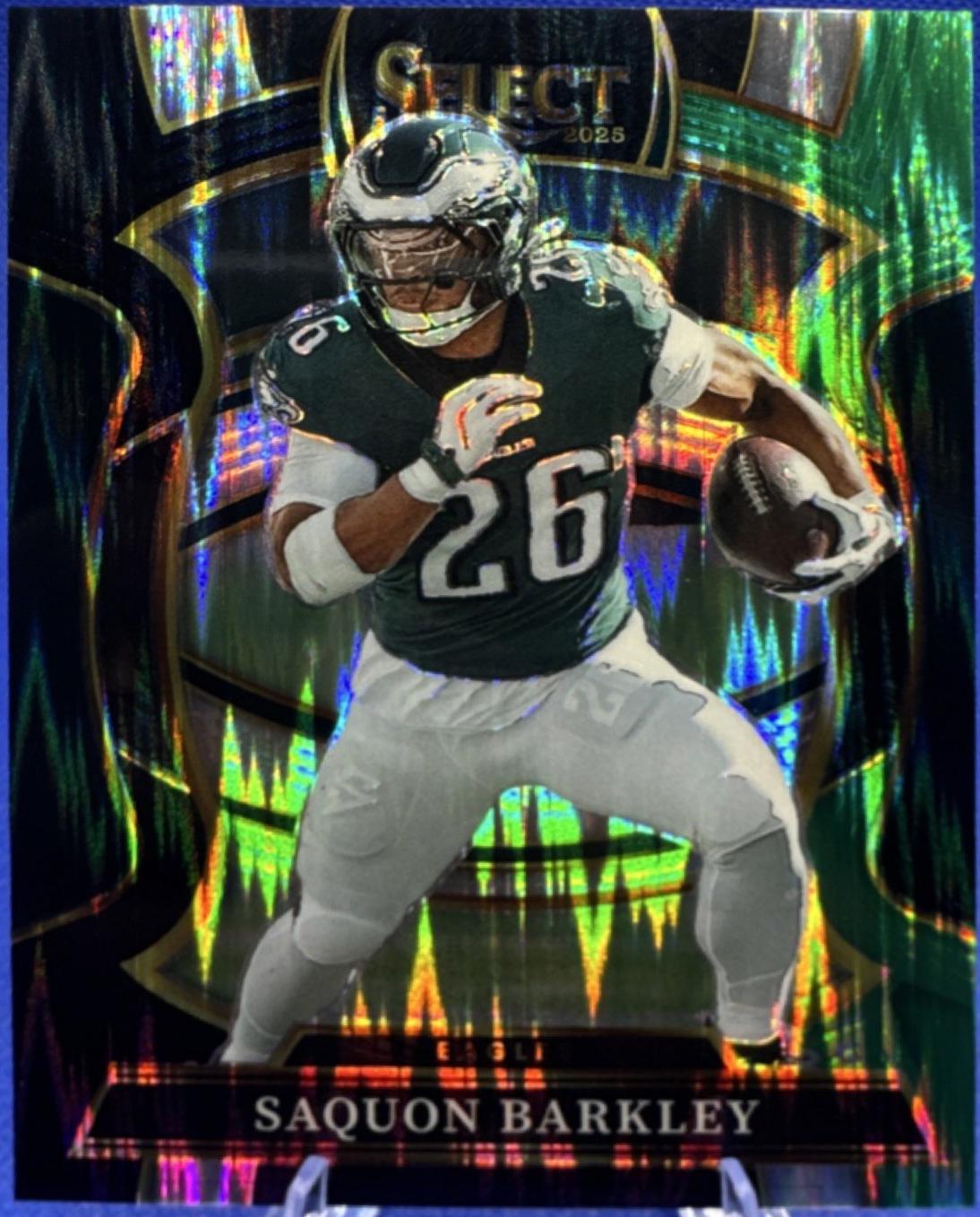 Saquon Barkley [Green Black Snakeskin Prizm] #90