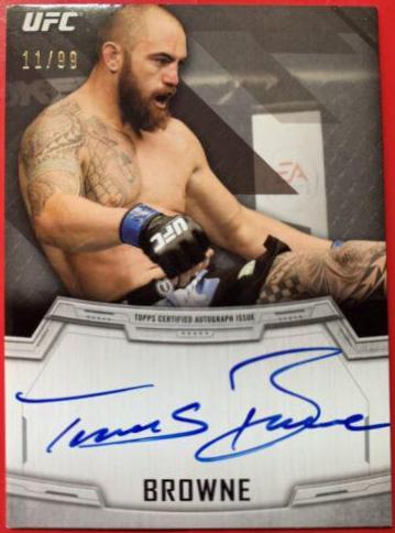 Travis Browne #KA-TB Ufc Cards 2014 Topps UFC Knockout Autographs