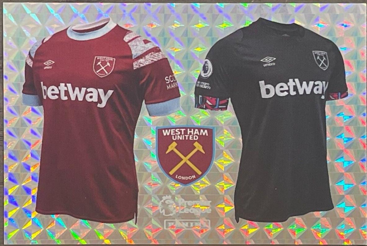 West Ham United #21 Soccer Cards 2023 Panini Premier League Stickers