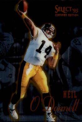 Neil O'Donnell #14 Football Cards 1995 Panini Select Certified