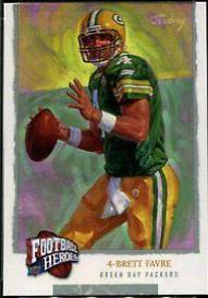 Brett Favre #5 Football Cards 2008 Upper Deck Heroes