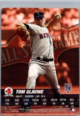 Tom Glavine #107 Baseball Cards 2004 MLB Showdown Pennant Run