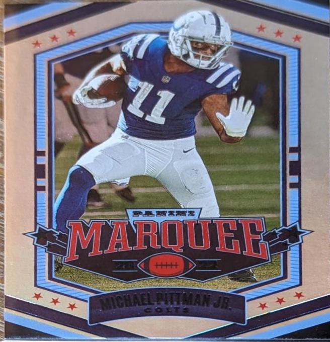 Michael Pittman Jr. #MAR-11 Football Cards 2022 Panini Chronicles Marquee