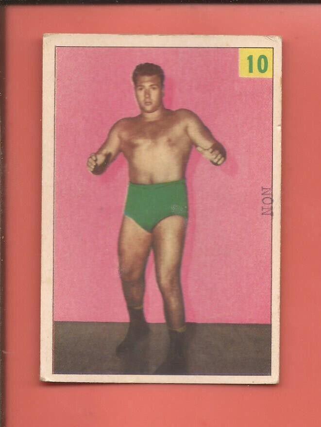 Danno O'Shocker #10 Wrestling Cards 1955 Parkhurst