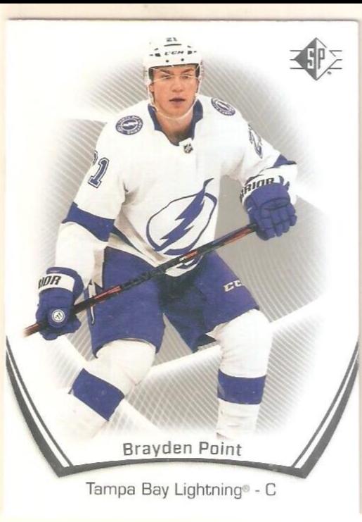 Brayden Point #17 Hockey Cards 2021 SP