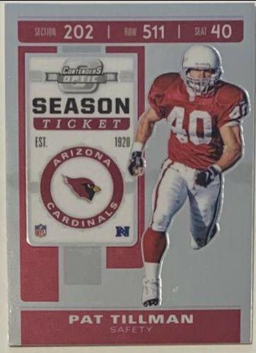 Pat Tillman #1 Football Cards 2019 Panini Contenders Optic