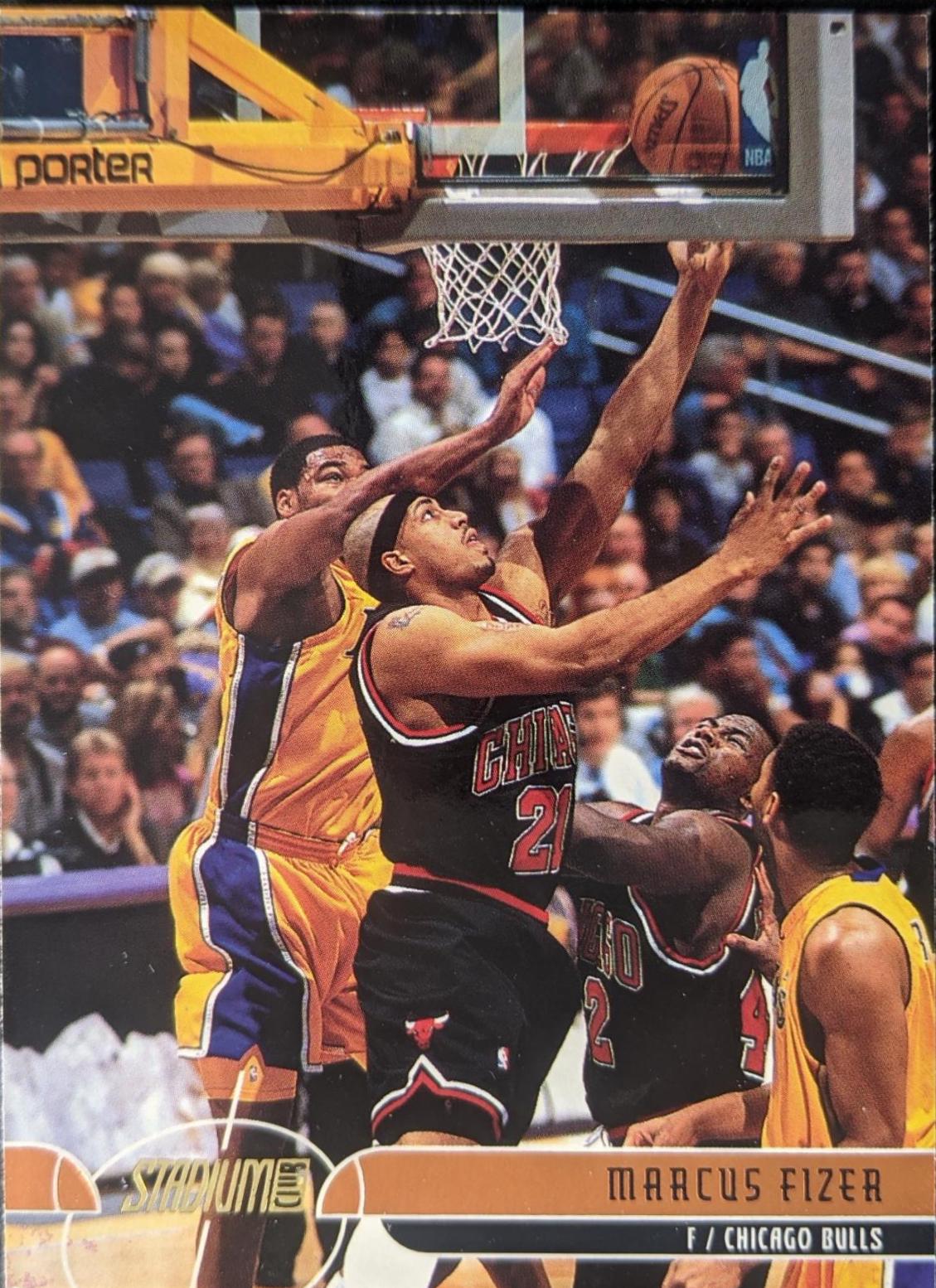 Marcus Fizer #37 Basketball Cards 2001 Stadium Club