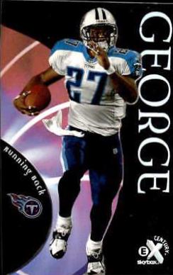 Eddie George #10 Football Cards 1999 Skybox E X Century