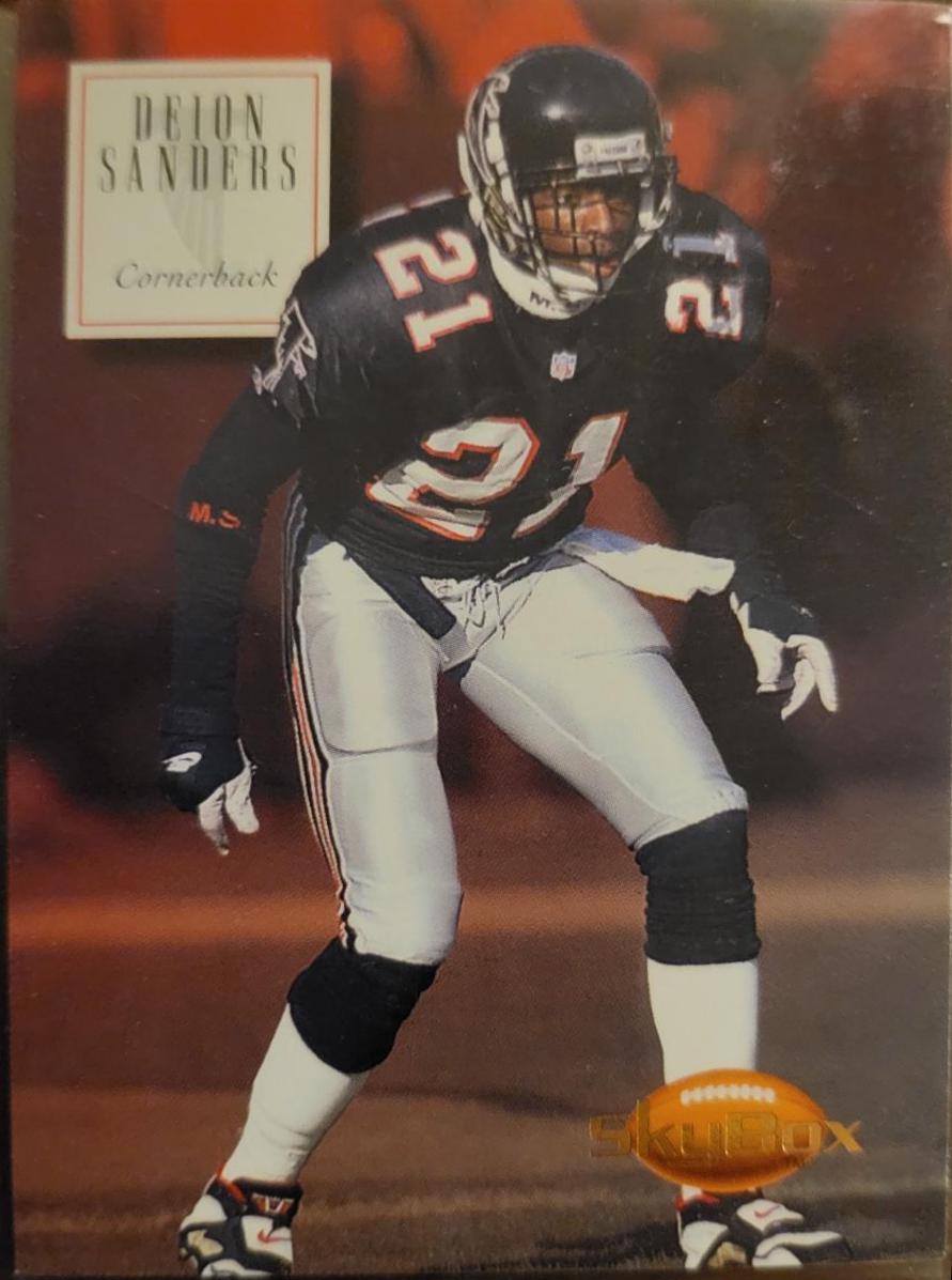 Deion Sanders #1 Football Cards 1994 Skybox Premium
