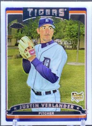 Justin Verlander #309 Baseball Cards 2006 Topps Chrome