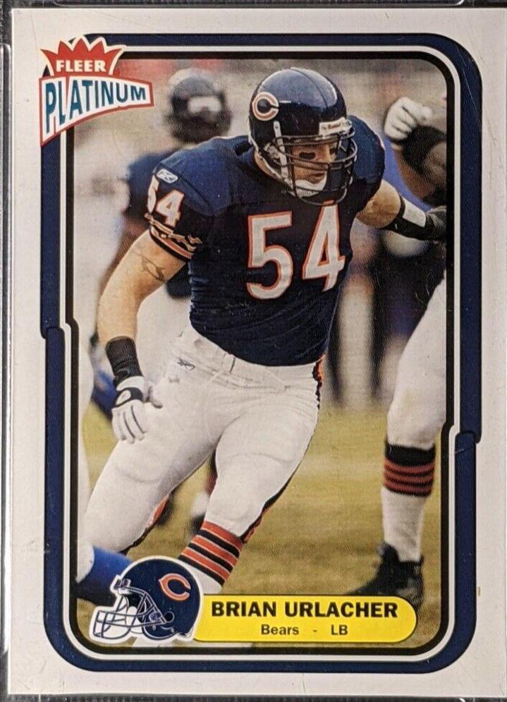Brian Urlacher #6 Football Cards 2004 Fleer Platinum