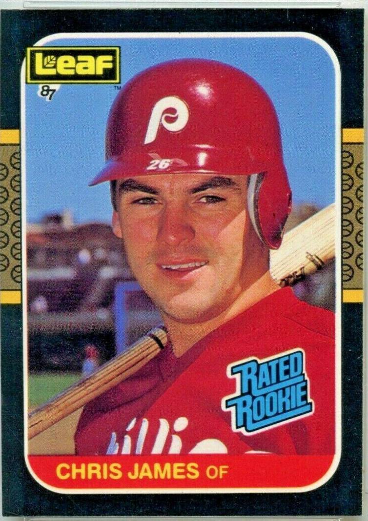 Chris James #42 Baseball Cards 1987 Leaf