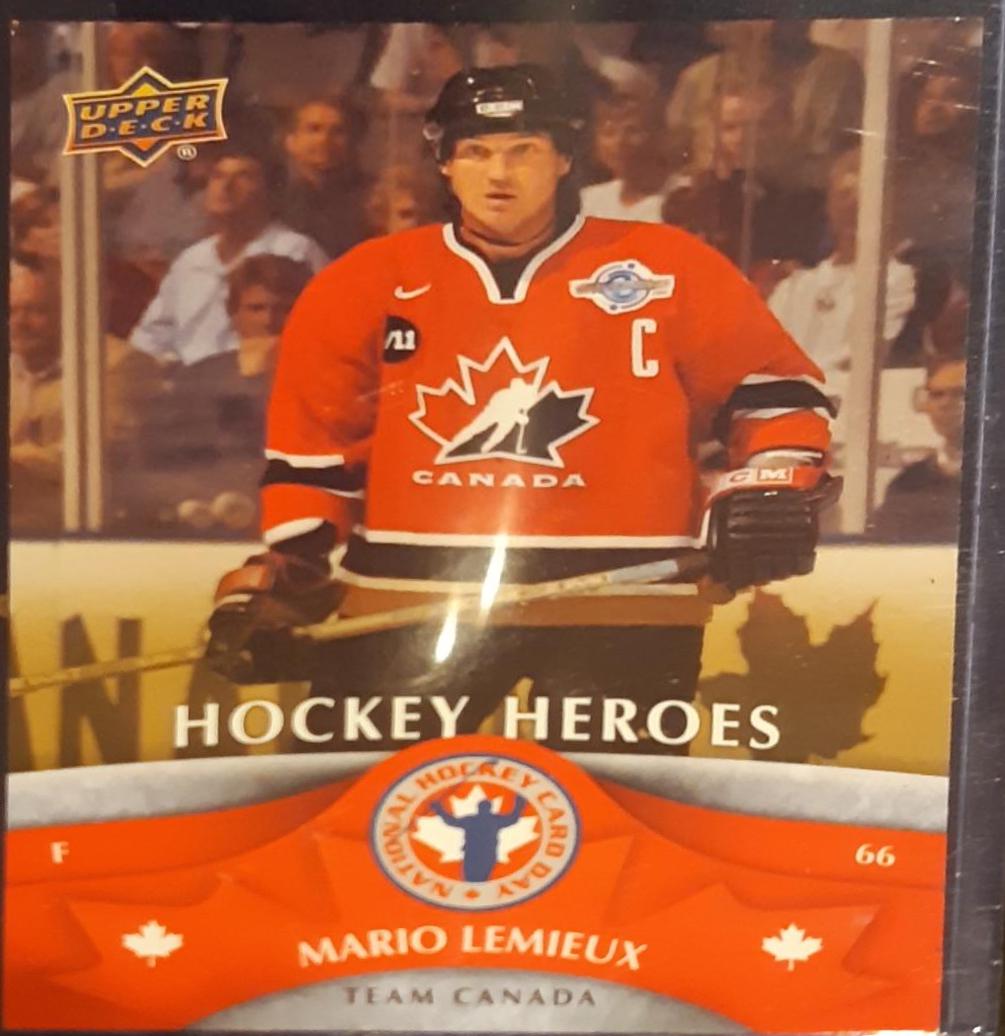 Mario Lemieux #NHCD14 Hockey Cards 2013 Upper Deck Hockey Heroes