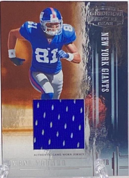 Amani Toomer #4 Football Cards 2005 Panini Donruss Gridiron Gear