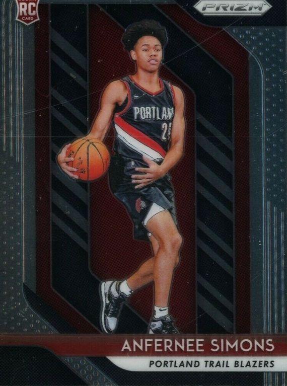 Anfernee Simons #61 Basketball Cards 2018 Panini Prizm
