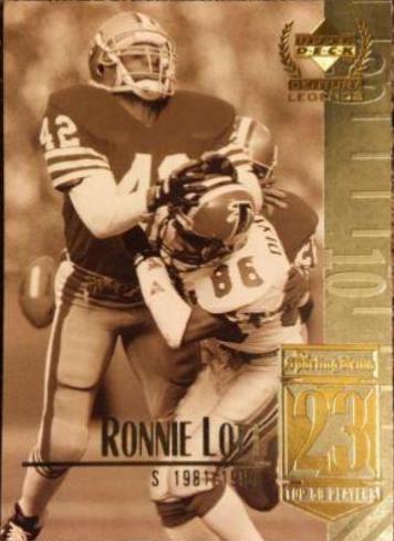 Ronnie Lott #23 Football Cards 1999 Upper Deck Century Legends