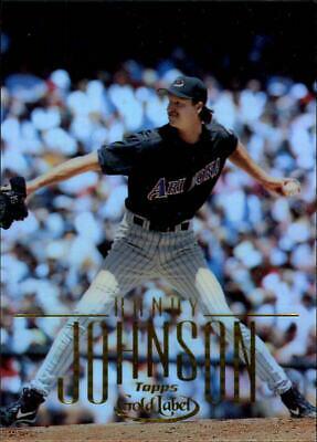 Randy Johnson #10 Baseball Cards 2002 Topps Gold Label