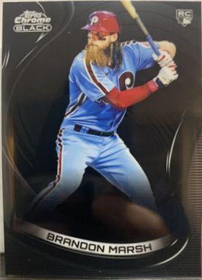 Brandon Marsh #57 Baseball Cards 2022 Topps Chrome Black