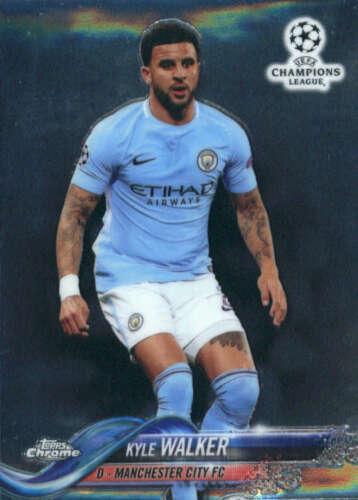Kyle Walker #3 Soccer Cards 2017 Topps Chrome UEFA Champions League