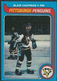 Blair Chapman #21 Hockey Cards 1979 Topps