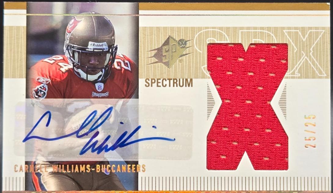 Cadillac Williams [Signed Jersey Spectrum] #221