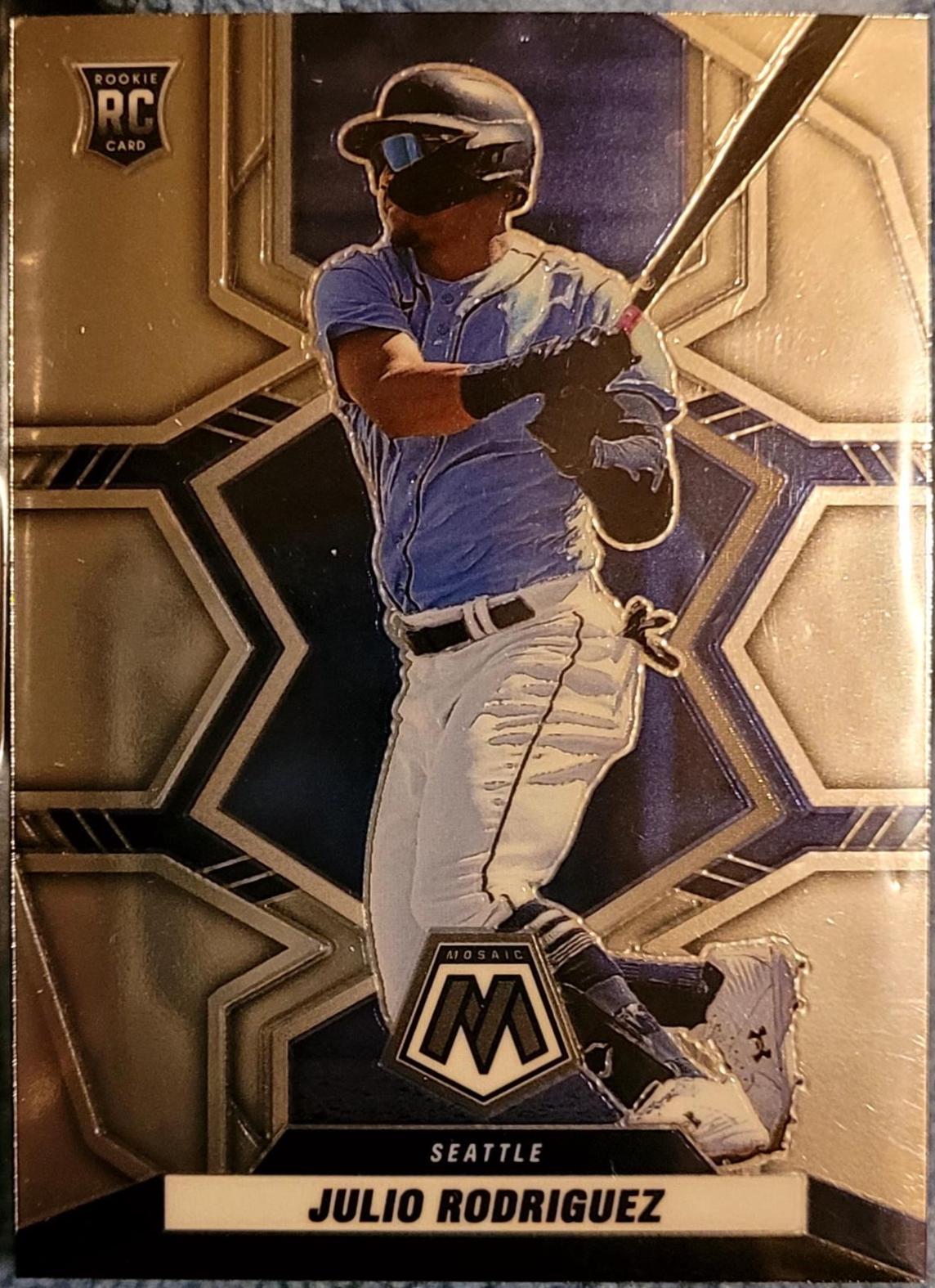 Julio Rodriguez #274 Baseball Cards 2022 Panini Mosaic