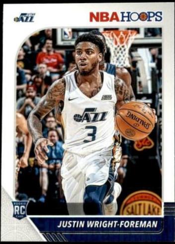 Justin Wright Foreman #256 Basketball Cards 2019 Panini Hoops