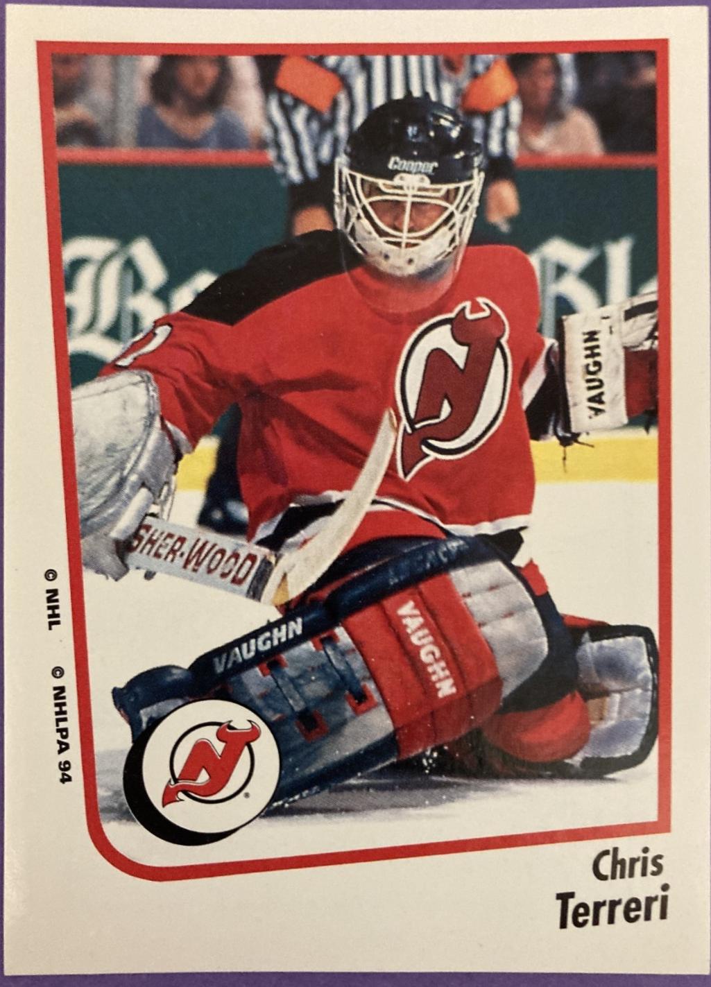 Chris Terreri #36 1994 Panini Stickers Hockey