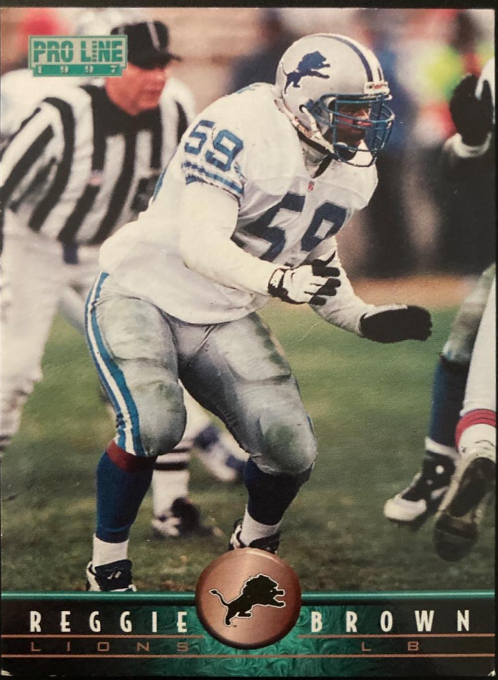 Reggie Brown #86 Football Cards 1997 Pro Line