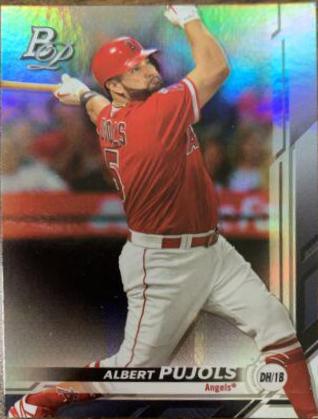 Albert Pujols #4 Baseball Cards 2019 Bowman Platinum