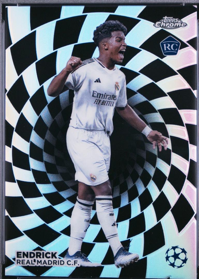 Endrick #MG-17 Soccer Cards 2024 Topps UEFA Mindgame