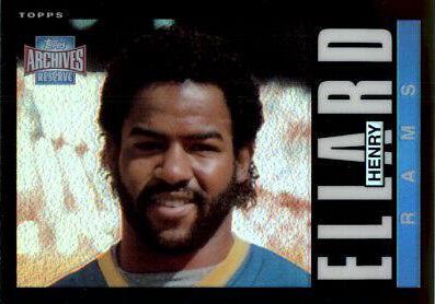 Henry Ellard #36 Football Cards 2001 Topps Archives Reserve