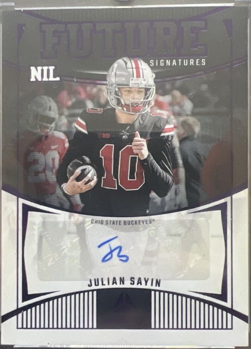 Julian Sayin [Purple] #FSN-JSN Prices | 2024 Panini Luminance Future ...
