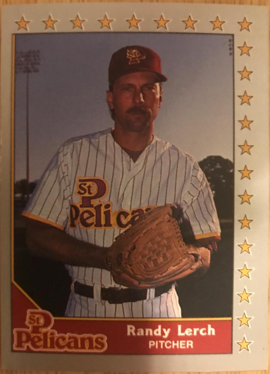 Randy Lerch #23 Baseball Cards 1990 Pacific Senior League