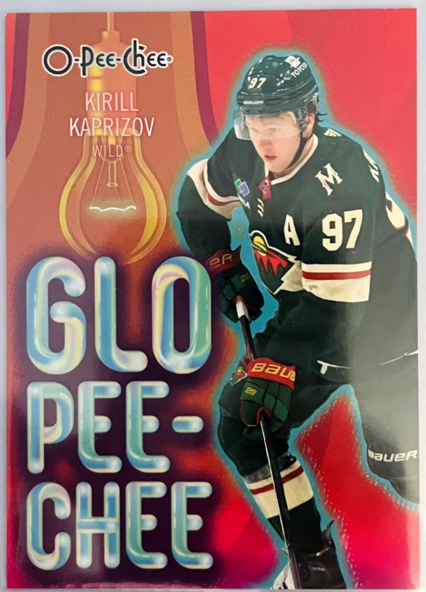 Kirill Kaprizov #GLO-8 Hockey Cards 2024 O-Pee-Chee Glo-Pee-Chee