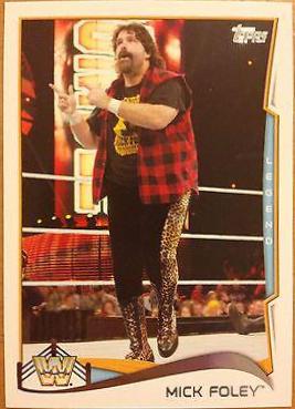 Mick Foley #106 Wrestling Cards 2014 Topps WWE