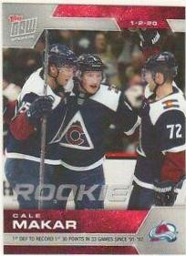 Cale Makar #121 Hockey Cards 2019 Topps Now NHL Stickers